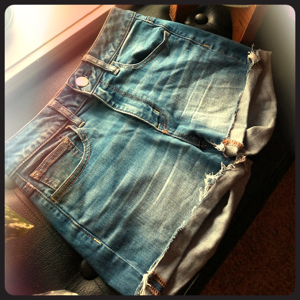 American Eagle Denim High-Waisted Shorts